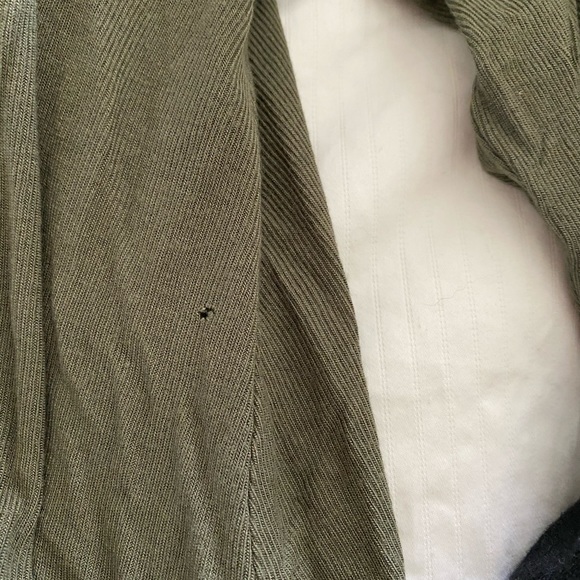 Green thin cardigan - Picture 3 of 4